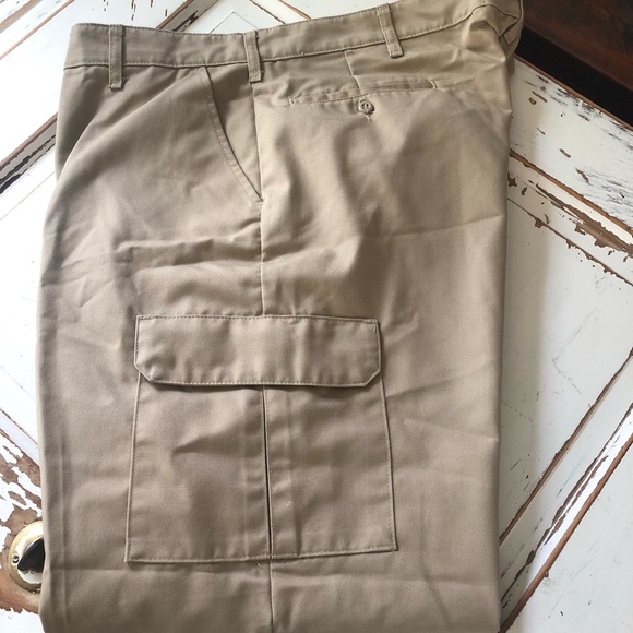 red kap men's industrial cargo pant